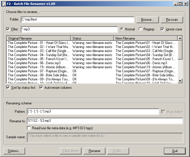 F2 screenshot